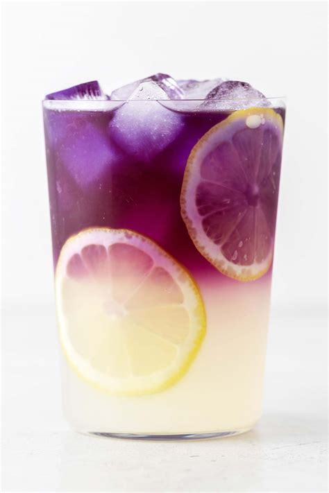 Butterfly Pea Flower Lemonade - Oh, How Civilized