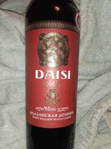 Daisi Алазанская Долина Красное Полусладкое Alazani Valley Red Semi