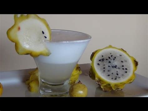 Receta De Sour De Pitahaya Como Preparar Sour De Pitahaya Youtube