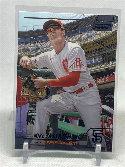 Stadium Club Base Red Foil San Francisco Giants Mike