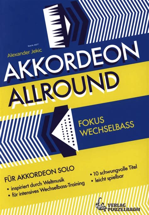 Akkordeon Allround Von Alexander Jekic Im Stretta Noten Shop Kaufen