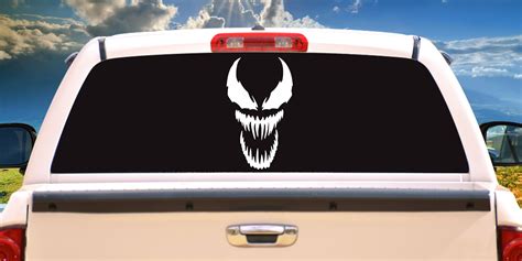 Venom Decal Venom Logo Symbol Emblem Silhouette Spiderman Etsy