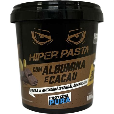 Pasta De Amendoim Kg Albumina De Chocolate Prote Na Pura