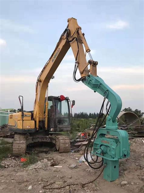 2500rpm Mini Pile Driver , Miniature Sheet Pile Driver For Mini Excavator