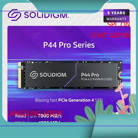 Jual Peralatan Komputer Promo Solidigm Ssd P44 Pro M2 Pcie Gen4 Nvme