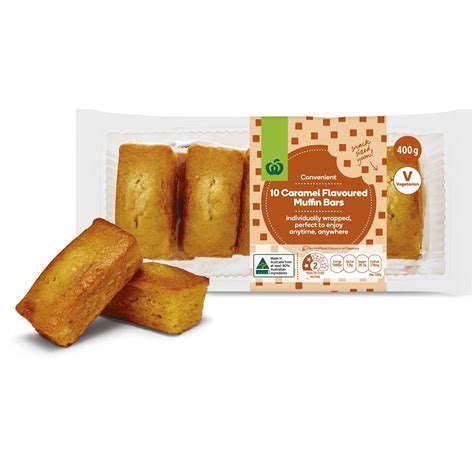 Woolworths Caramel Flavoured Mini Bars 10 Pack Woolworths