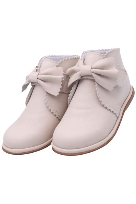Fofito Girls Boot Sharon Nude Leather
