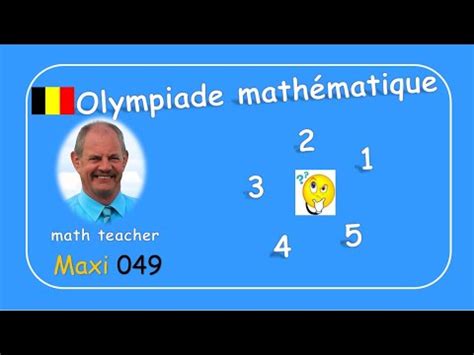 Olympiade Math Matique Maxi Youtube