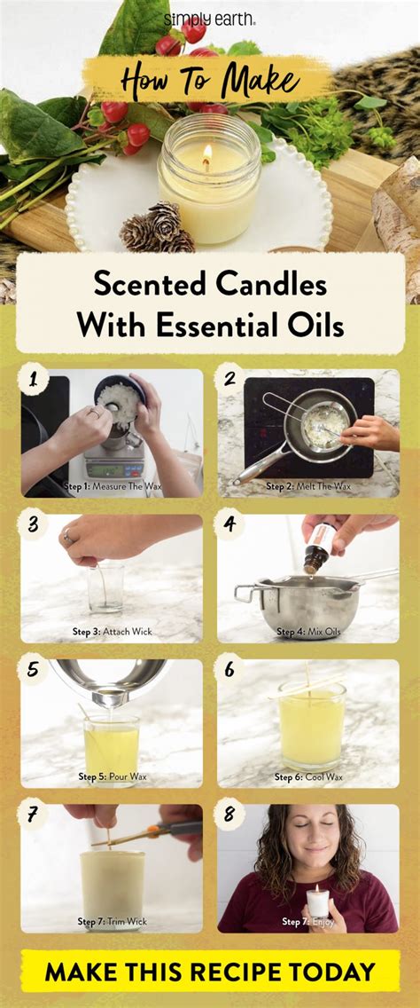 Make Scented Candles With Essential Oils In 7 Steps