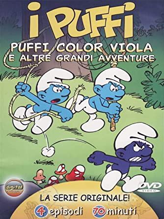 I Puffi Puffi Color Viola Italia Dvd Amazon Es Peyo Yvan