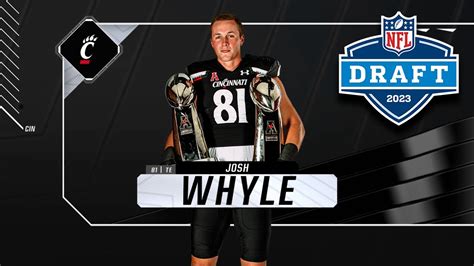 American Draft Tape Te Josh Whyle Cincinnati Youtube