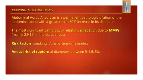 Endovascular Aortic Aneurysm Repair Ppt