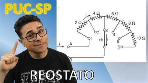 Puc Sp A Figura Representa Um Reostato De Pontos Que Consiste Em Uma