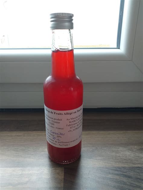 Sirop De Groseille All G En Sucre Cl Au March Des Saveurs