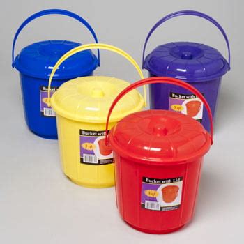 Regent Products Bucket With Lid Handle Qt Pack Of Walmart