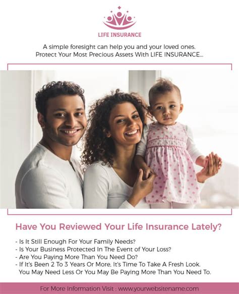 Life Insurance Flyer Ideas And Examples