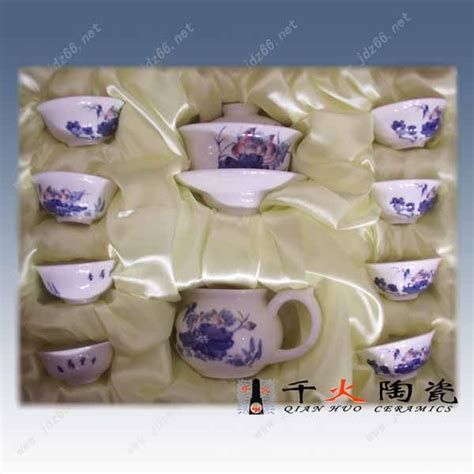 青花瓷 青花瓷茶具 青花玲珑茶具 景德镇陶瓷茶具 千火陶瓷 九正建材网