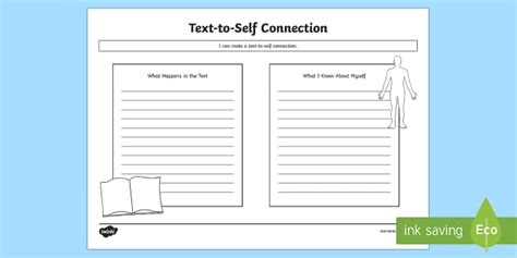 Cfe Text To Self Connections Worksheet Worksheet Twinkl