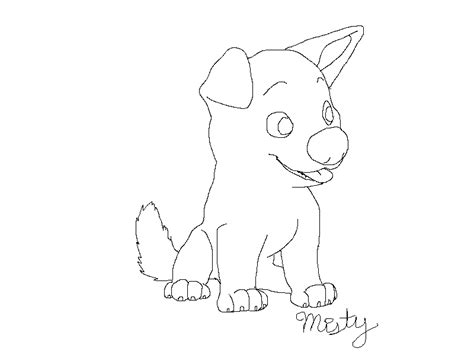 Bolt Puppy Lineart 4 by BoltsBiggestFanEVER on DeviantArt