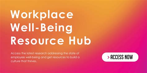 Employee Well Being Resource Hub