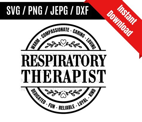 Respiratory Therapist Svg / Respiratory Therapy Svg / RT Svg / - Etsy