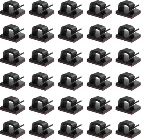 50 Packs Viaky Wire Clips Adhesive Cable Clips Cable Holder Wire