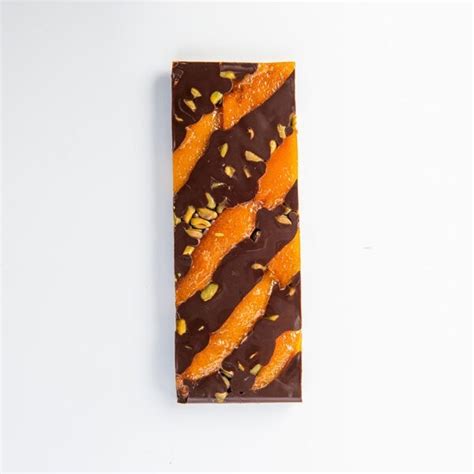 Tablette Chocolat Noir Orange Pistache Maison Dufoux Artisan