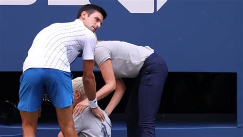 Djokovic Defaulted From Us Open After Hitting Lineswoman With Ball