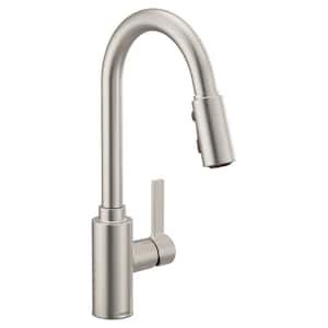 Moen Conneaut Single Handle Pull Down Sprayer Kitchen Faucet With Power