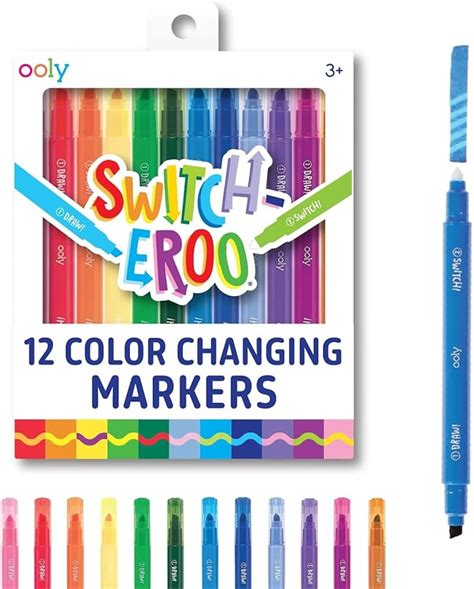 Amazon Ooly Pack Switch Eroo Color Changing Markers Dual Tip