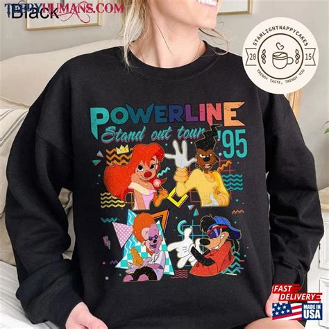 Max Goof Roxanne Goofy Powerline Stand Out Tour Vintage Retro Shirt