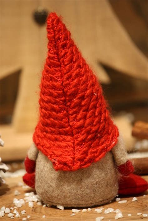 Lutin - Le petit lutin à la barbe blanche et au bonnet rouge - Boiseline