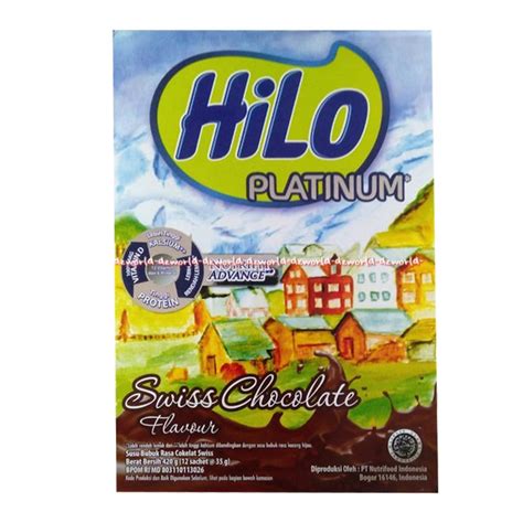 Jual Hilo Platinum Swiss Chocolate Gr Coklat Susu Hilo Platinum Swis