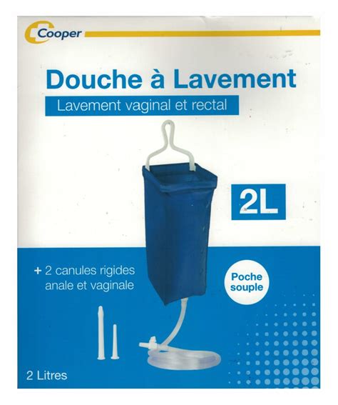 Hygiène Intime Cooper Douche à Lavement Vaginal et Rectal 2L