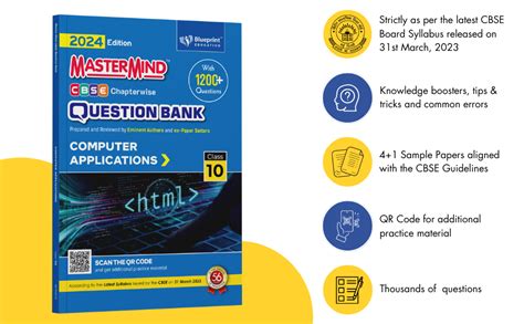 Computer Applications Class 10 CBSE Question Bank For 2024 Exams By