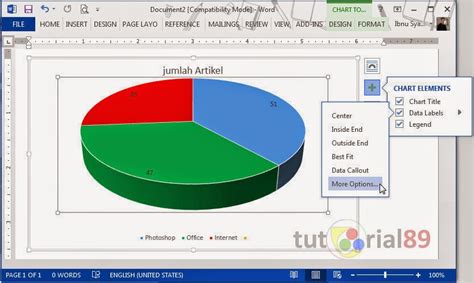 Cara Membuat Diagram Batang Pada Microsoft Word