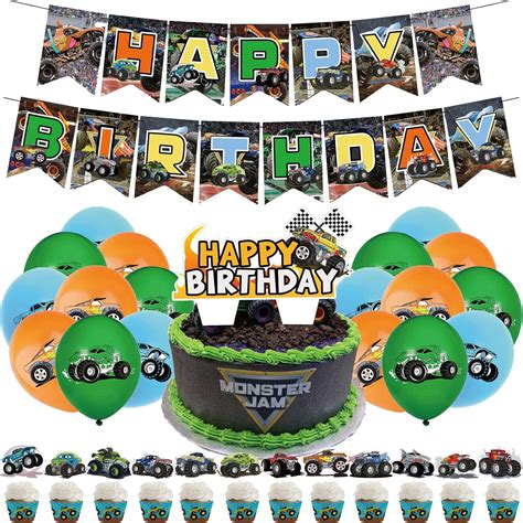 Monstertruck Birthday Decoration Monstertruck Birthday Party