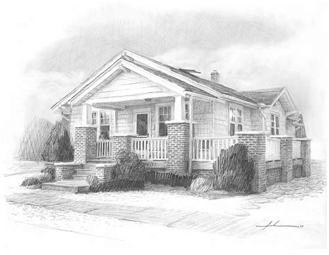 Beach House Sketch at PaintingValley.com | Explore collection of Beach ...