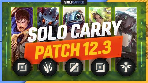 Best Solo Carry Champions For Every Role In Patch League Of