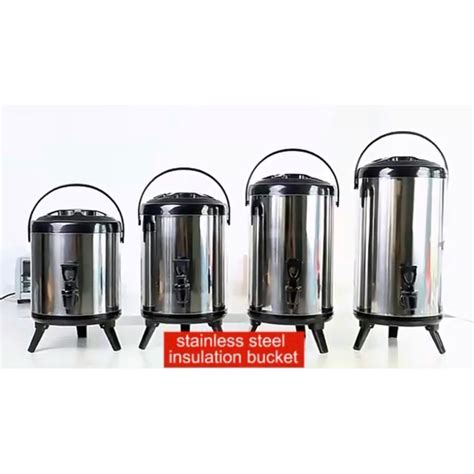 Stainless Steel Water Dispenser L L Hot Cold Insulated Beverage Cooler Bekas Air Panas