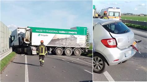 Drammatico Scontro Tra Auto E Camion Due Persone Morte Sul Colpo