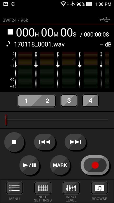 Tascam DR Control | Remote app for DR-series recorders