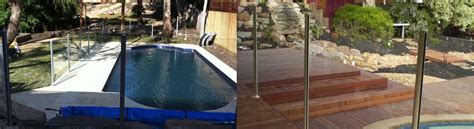 Semi Frameless Glass Pool Fencing Aluminium Posts