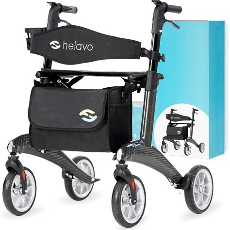 Helavo Ultraleichter Carbon Rollator Nur Kg Leicht