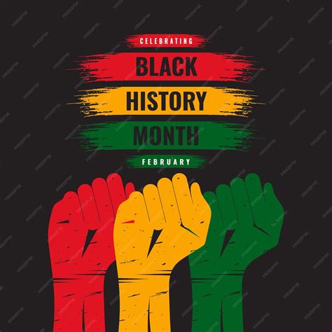 Premium Vector | Black history month celebrate vector illustration ...