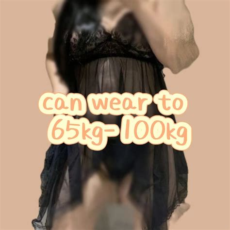 Plus Size Lingerie Baju Seragam Size Besar Baju Tidur Seksi Kg Kg Shopee Malaysia