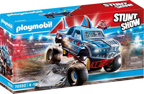 Playmobil Stuntshow Monster Truck Cascade Requin Stuntshow