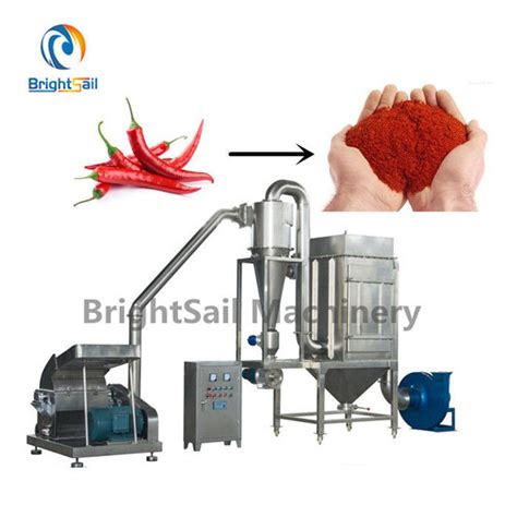 Red Chilli Powder Making Machine Cumin Pepper Hammer Mill Pulverizer