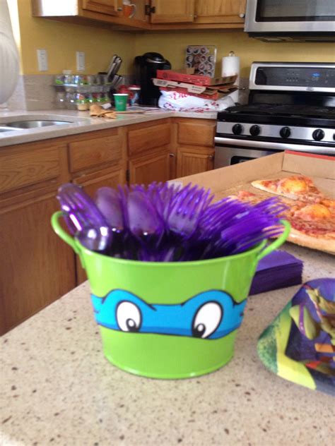 My Sons Ninja Turtle Birthday Party Food Decorations Ninja Turtles