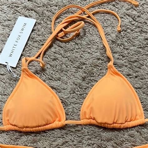 White Fox Boutique Swim Nwt White Fox Boutique Tangerine Bikini